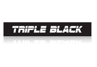 Autocollant negative triple black haute visibilitè pour top case et valises GIVI